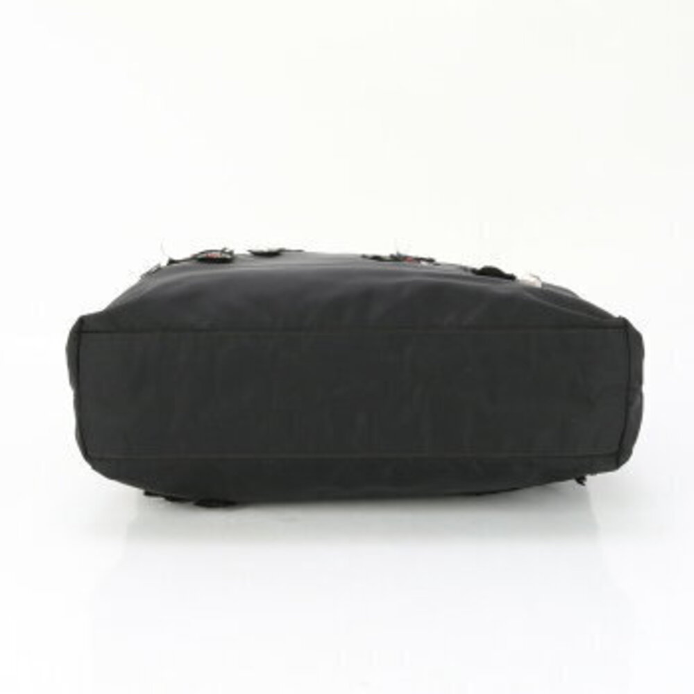 Prada Tessuto tote bag triangle logo beaded rhinestones ERE - Picture 7 of 14